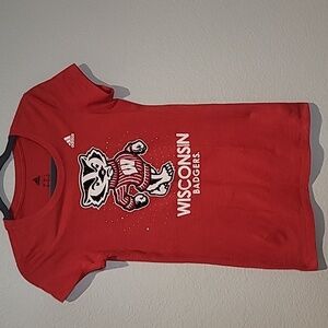 Adidas Wisconsin Badgers Tee